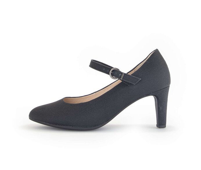 Spangenpumps schwarz #0