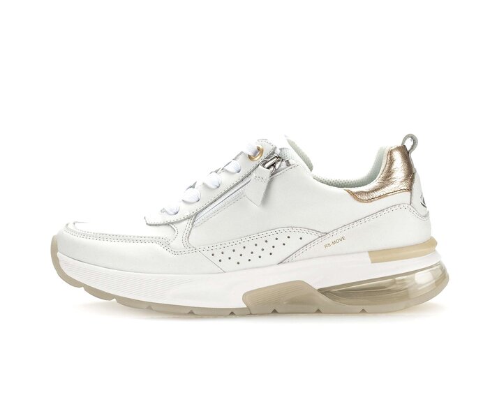Low sneaker 46.848.50 Material mix leather white Gabor