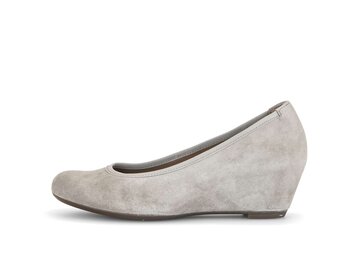 Keilpumps grau