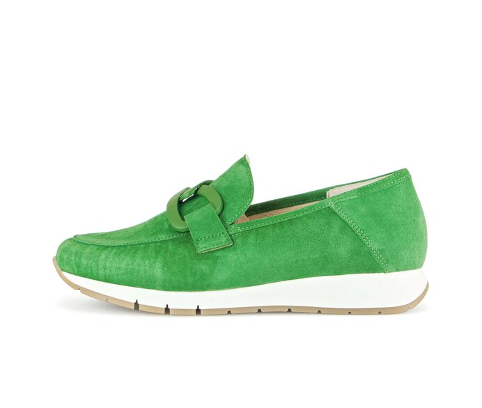 Slip on 42.474.34 Suede groen Gabor