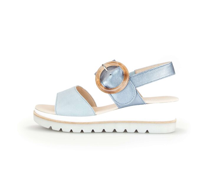 Keilsandalette blau #0