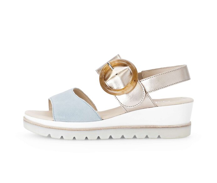 Keilsandalette blau #0