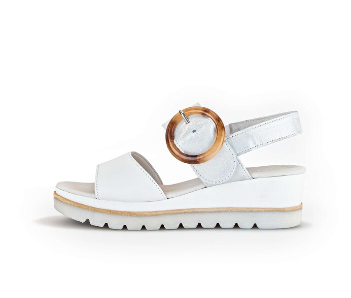 Keilsandalette weiß #0