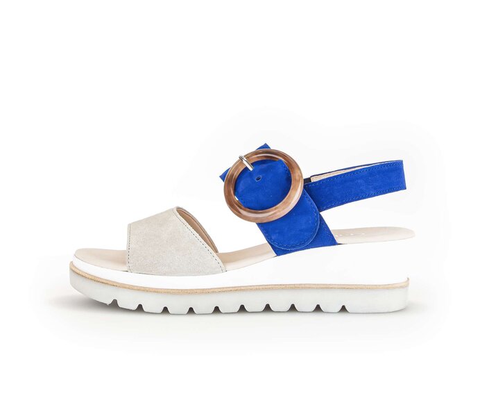 Keilsandalette blau #0