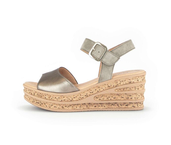 Keilsandalette grün #0