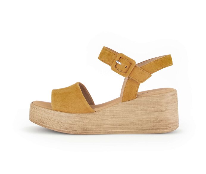 Plateau Sandale braun #0