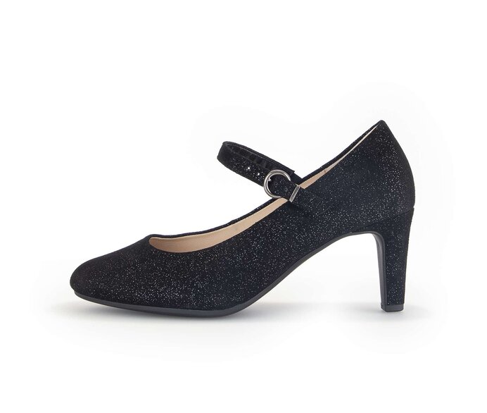 Spangenpumps schwarz #0