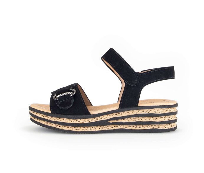 Sandale daim noir sales