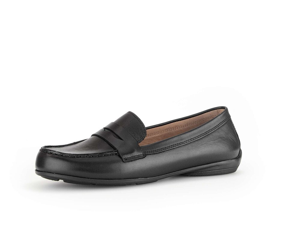 Mokassin - 44.200.27 - Glattleder schwarz | Gabor 