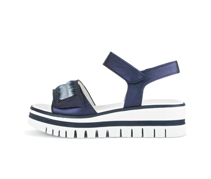 Plateau Sandale blau #0