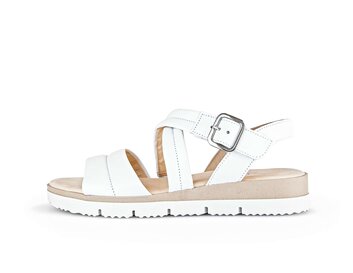 Sandalo con cinturino bianco