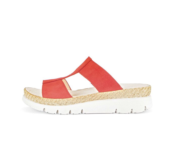 Slipper 43.720.15 Suede rood Gabor