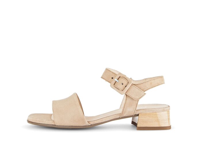 Riemchensandale beige #0