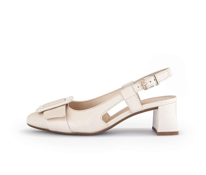 Sling pump beige #0