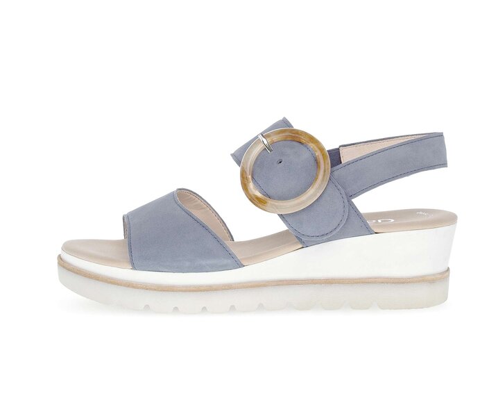 Keilsandalette blau #0