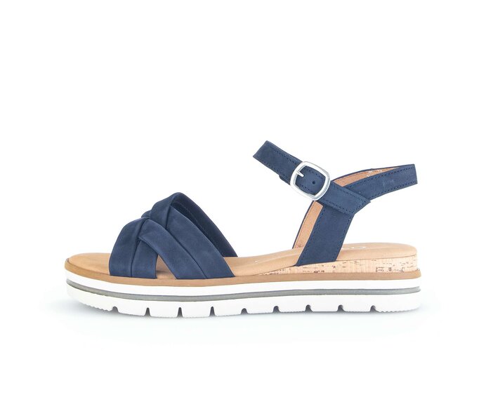 Keilsandalette blau #0