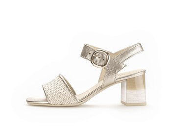 Sandalo con cinturino beige