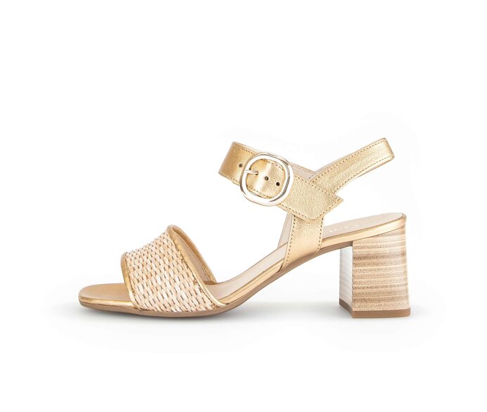 Sandale à bride or #0