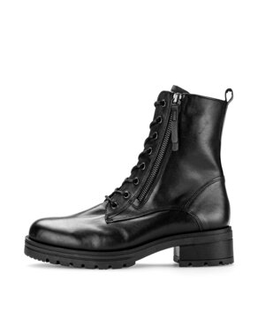 Schnürstiefelette schwarz