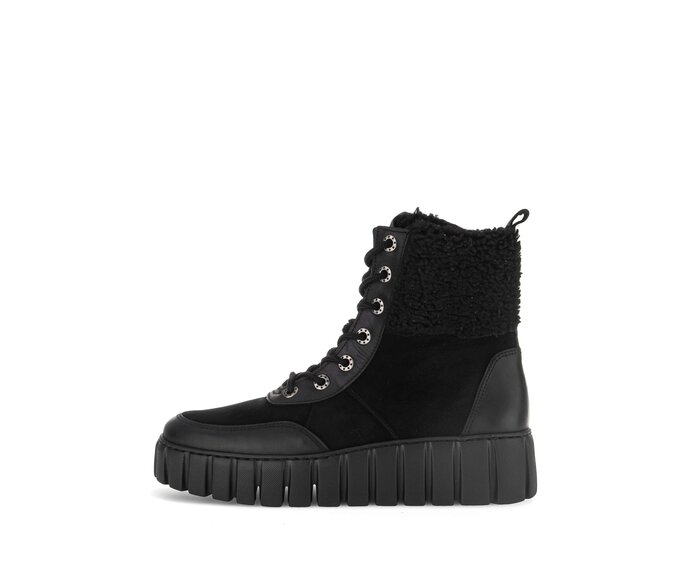 Plateau Stiefelette schwarz #0