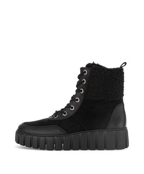 Plateau Stiefelette schwarz