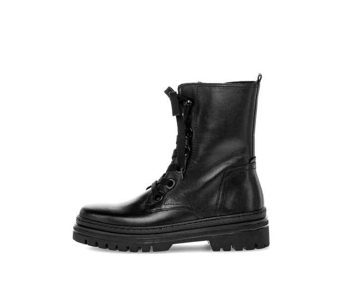 Enkellaarsjes met veter zwart #0 Enkellaarsjes met veter zwart #0