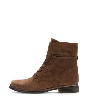 Schnürstiefelette braun