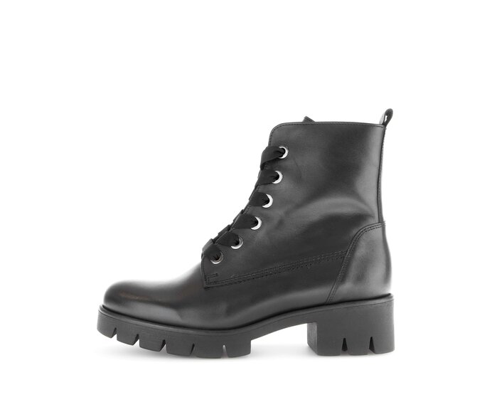 Stivaletto stringato nero #0