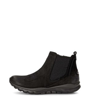 Sportliche Stiefelette schwarz