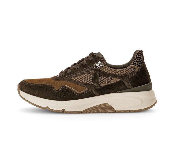 Lage sneaker bruin #0