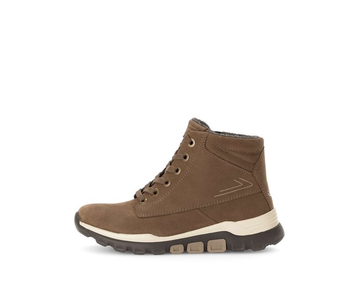 Sportliche Stiefelette braun #0