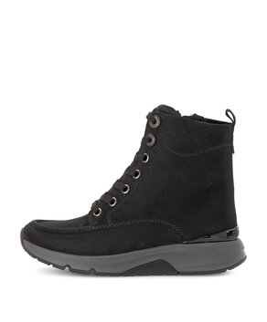 Sportliche Stiefelette schwarz