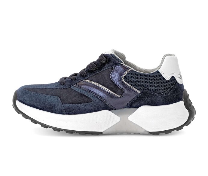 Lage sneaker blauw #0