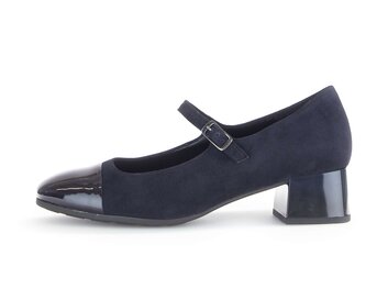Spangenpumps blau