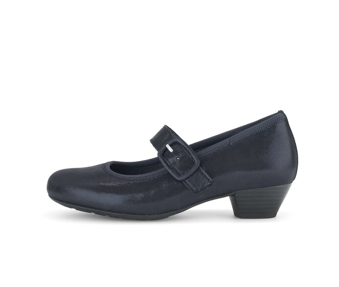 Spangenpumps blau #0