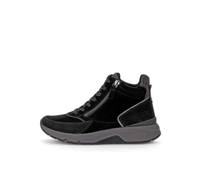 Sportliche Stiefelette schwarz #0