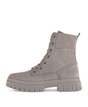 Schnürstiefelette grau