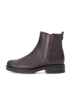 Gabor Damen Chelsea Boots Komfort H-Weite - Stylische Stiefeletten Mit Reißverschluss