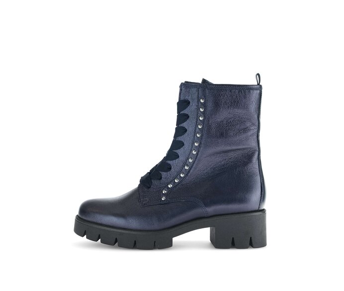 Schnürstiefelette blau #0