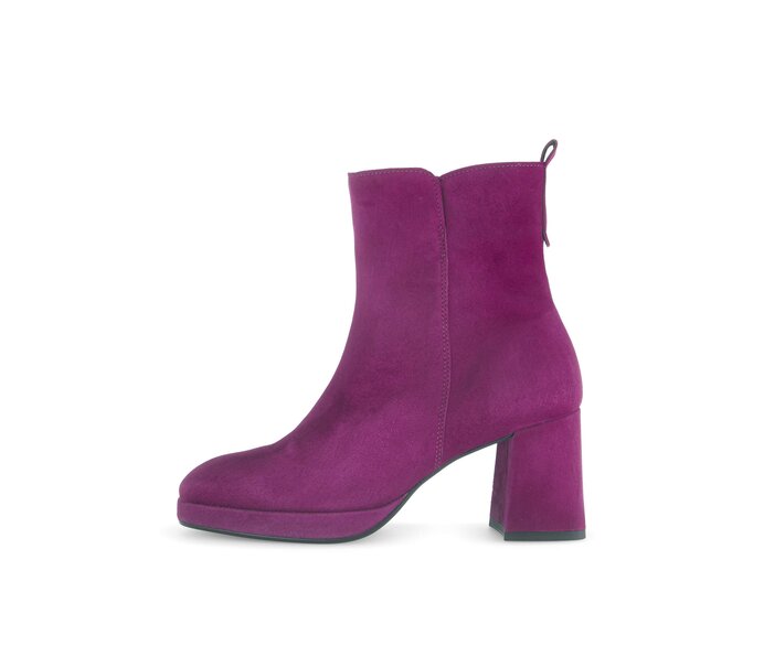 Bottines violettes daim discount