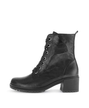 Schnürstiefelette schwarz