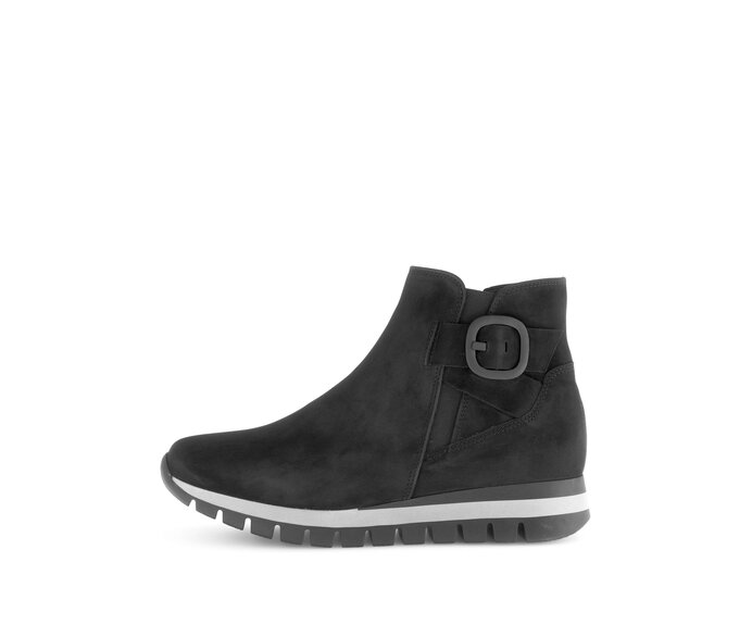 Sportliche Stiefelette schwarz #0