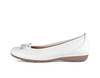 Ballerina sportiva bianco