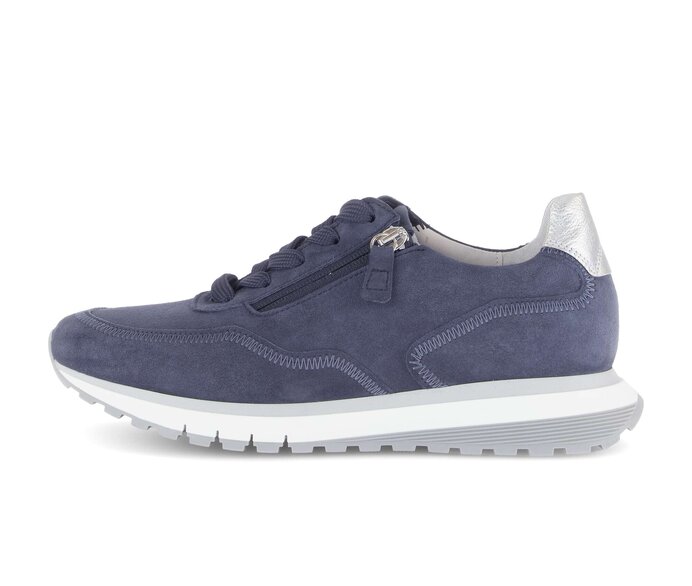 Lage sneaker blauw #0