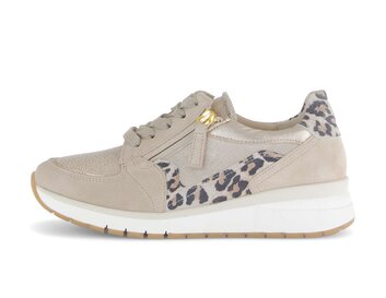 Lage sneaker beige