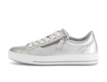 Lage sneaker zilver