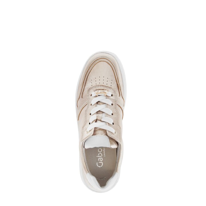 Sneaker low guld #5
