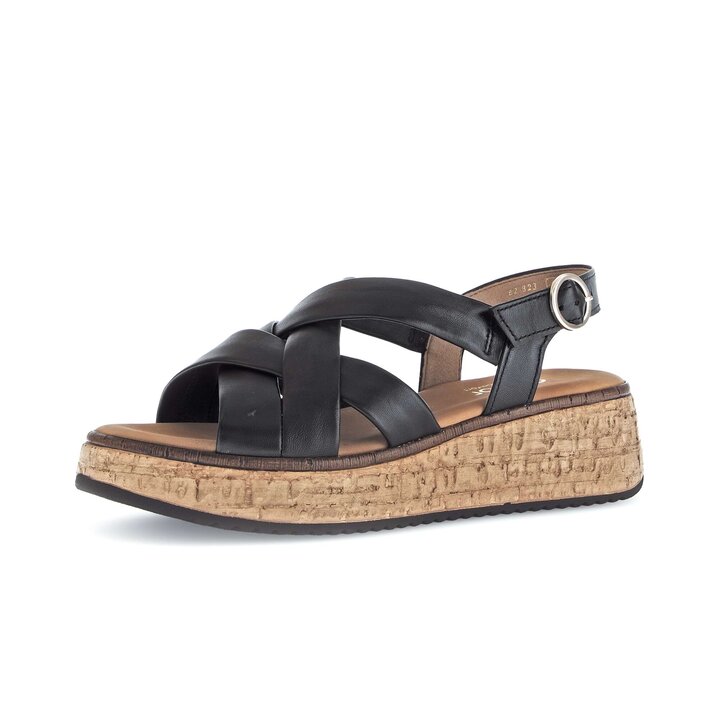Platåsandaler svart #2