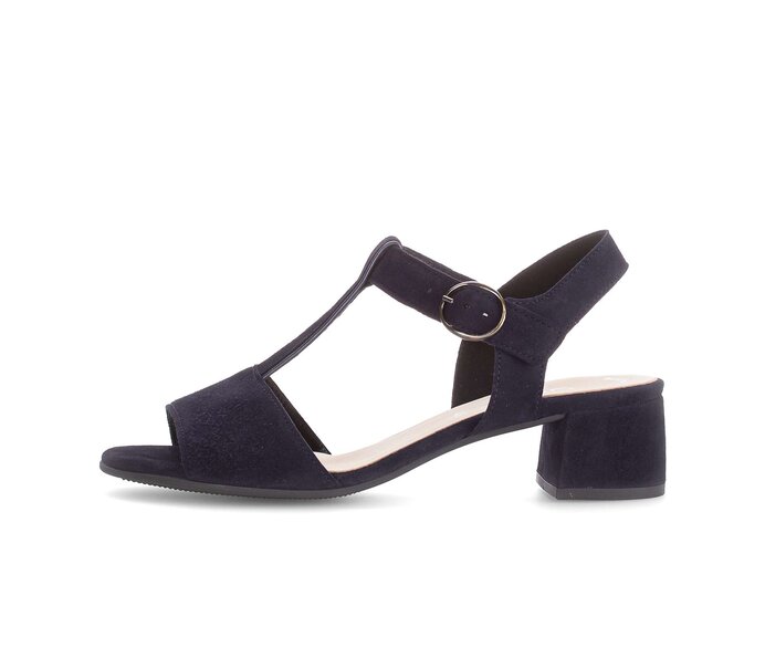 Sandalo con cinturino blu #0
