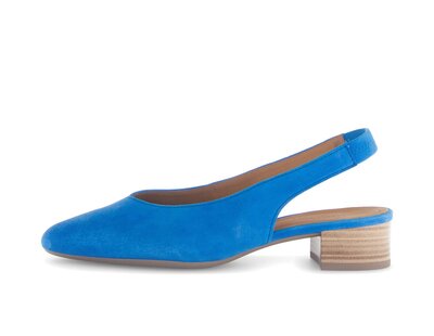 Slingpumps blau